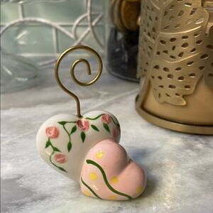 Small Floral Heart picture holder